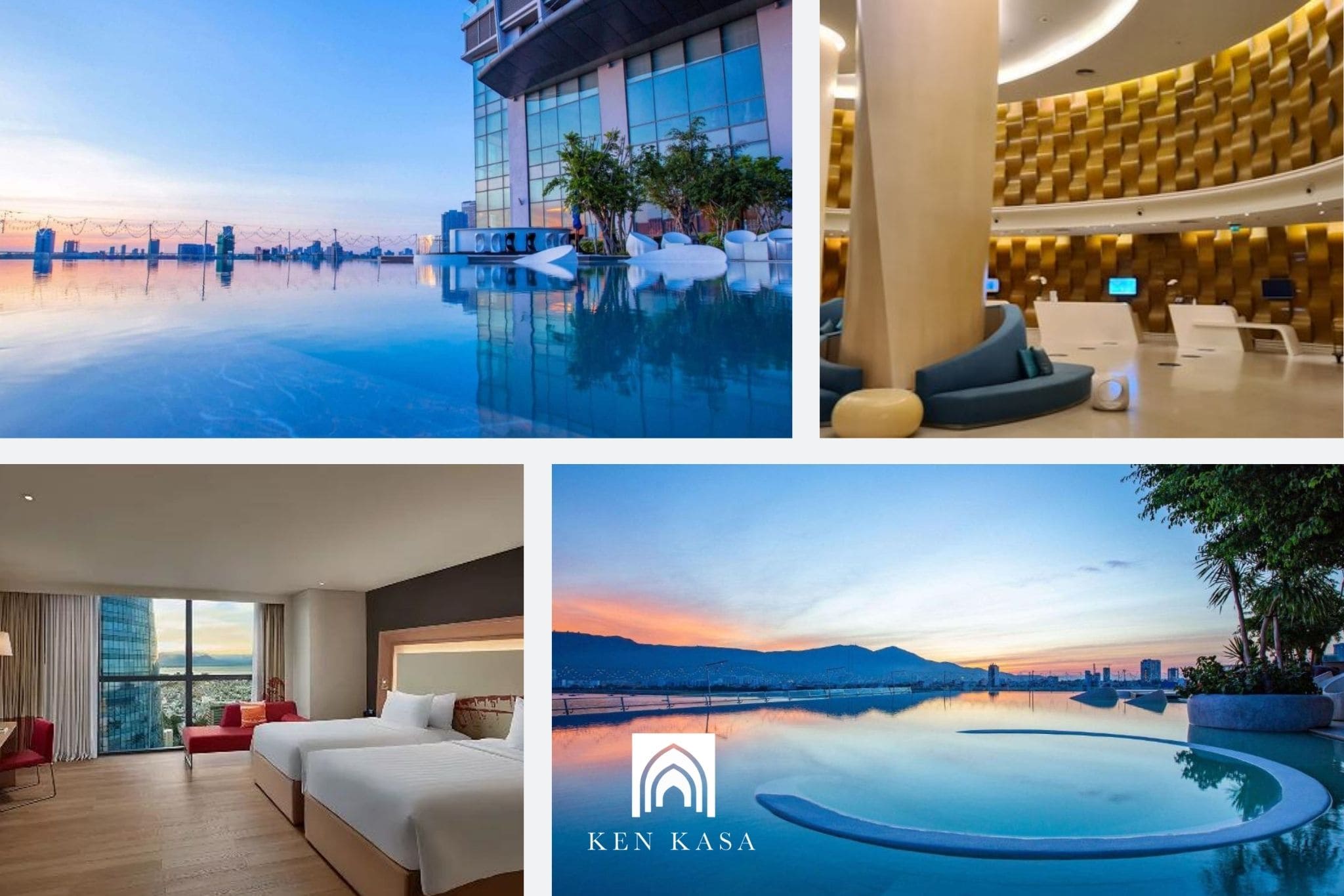 Thiết kế khách sạn 8 tầng phong cách hiện đại bền vững 